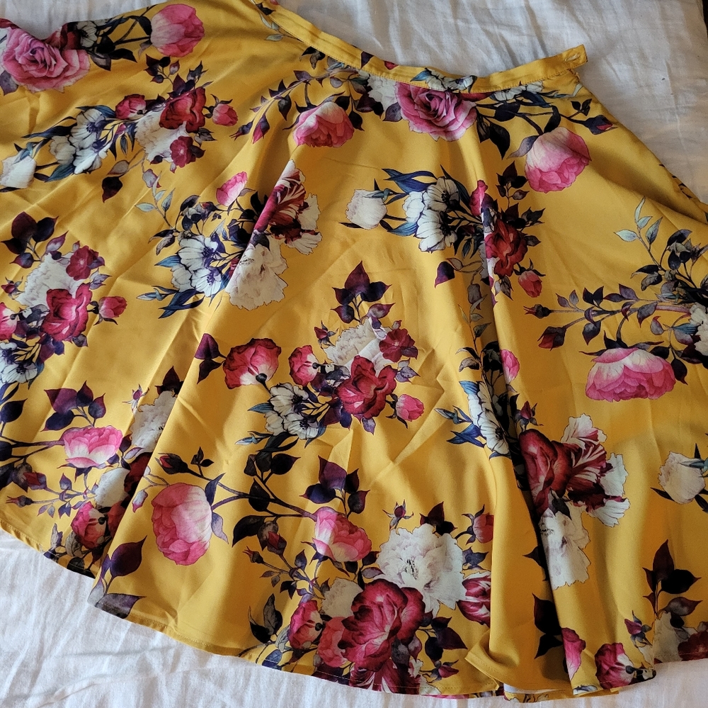 Satin Full Circle Skirt - Picture 8 of 8
